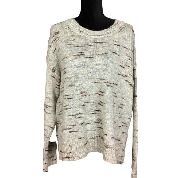 Max Studio Women’s Tan Brown Knit Pullover Sweater Crew Neck Size XL NWOT - Picture 15 of 16
